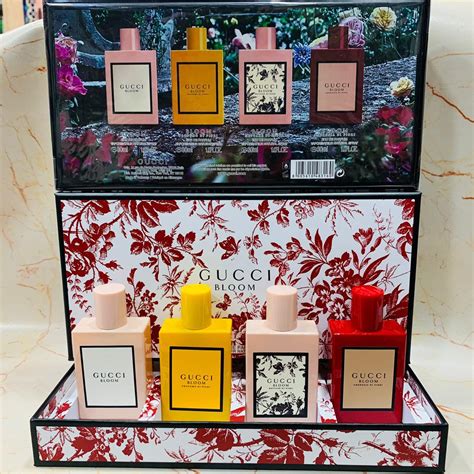 gucci bloom perfume gift set.